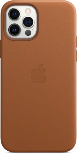 iPhone 12/12 Pro Leather Backcover with MagSafe Saddle Brown