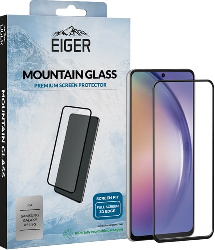 Eiger Galaxy A54 / S23 FE screen protector 3D Glas
