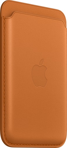 iPhone Leather Wallet with MagSafe Golden Brown