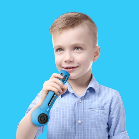 Celly Karaoke Bluetooth/Speaker Set Blue