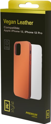 itStyle Premium iPhone 12/12 Pro Leather Case MagSafe Brown