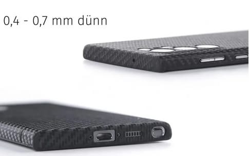Filono Galaxy S25 Ultra MS Carbon Backcover Black (b2b)