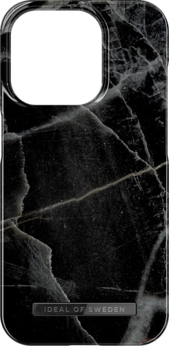 iDeal of Sweden iPhone 15 Pro Backcover Black Thunder Marble
