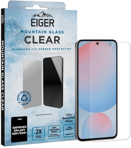Eiger Galaxy S25+ Glass Screen Protector