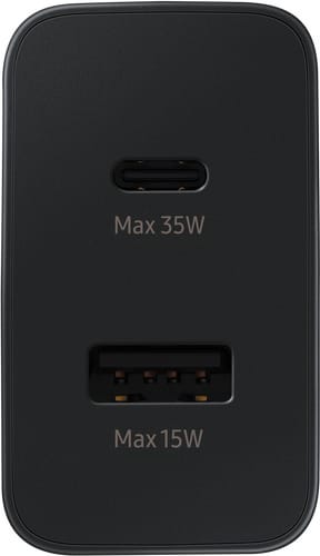 Samsung Dual Charger 240V USB C/USB A fast charging 30W black