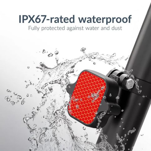 Beeep Bicycle Reflector Tracker Apple Find My & Android Black