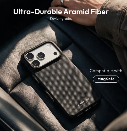 Vonmählen Aramid Fibre Case iPhone 18 Pro Black