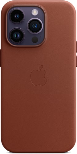 Apple iPhone 14 Pro Leather Backcover with MagSafe Umber
