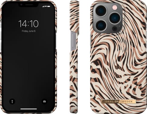 iDeal of Sweden iPhone 13 Pro Cover Hypnotic Zebra