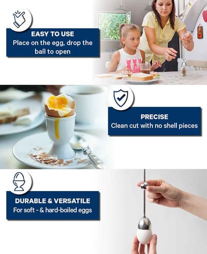 AK Kisten Basics Egg Topper (24cm) Silver