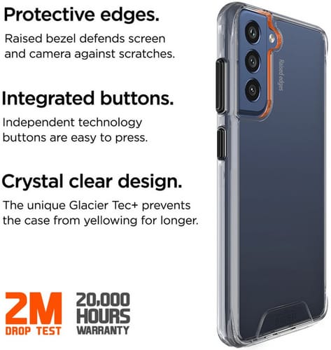 Eiger Galaxy S21 FE 5G Glacier Hard Backcover Transparent (b2b)
