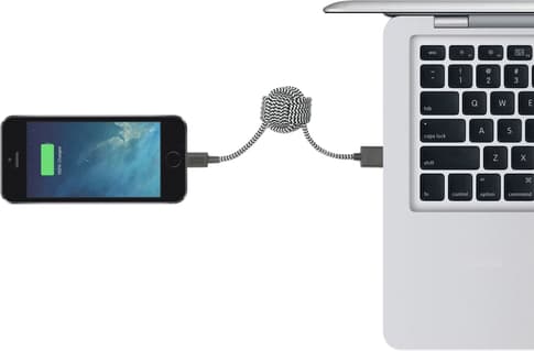 Native Union Key Data Cable USB A to Lightning Zebra