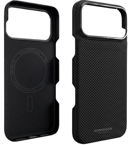 Vonmählen Aramid Fibre Case iPhone 18 Pro Black