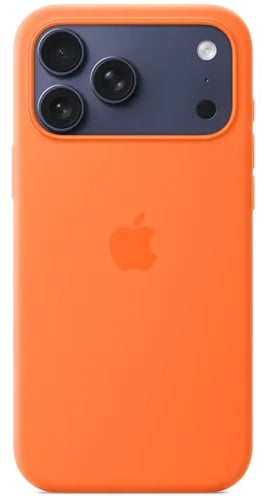 Apple iPhone 17 Pro Max Silicone MS Backcover Orange