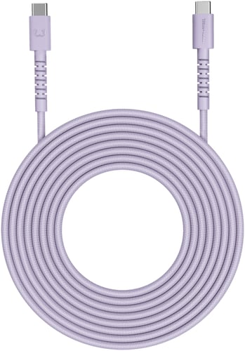 Fresh'N Rebel Braided Cable USB-C to USB-C 2m Dreamy Lilac