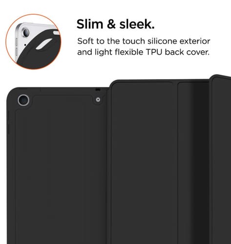 Eiger iPad 10.9 (2022) Storm 250m Stylus BC Black (b2b)