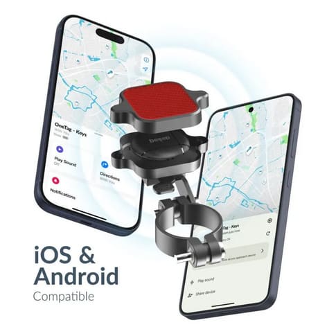 Beeep Bicycle Reflector Tracker Apple Find My & Android Black