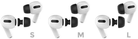 AK Kisten Basics AirPods Pro Ear Pad (S/M/L) Black 6pc