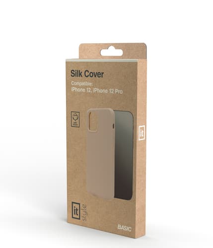 itStyle Basic iPhone 12/12 Pro Silicon Case pink sand