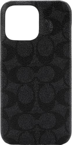 Coach iPhone 14 Pro Max Backcover Signature black