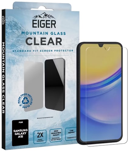 Eiger Galaxy A15 Screen Protector Mountain Glass Clea