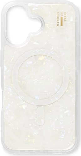 Ideal of Sweden iPhone 16 Plus Pearlized MS Backcover White