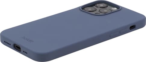 Holdit iPhone 14 Pro Silicone Case Blue