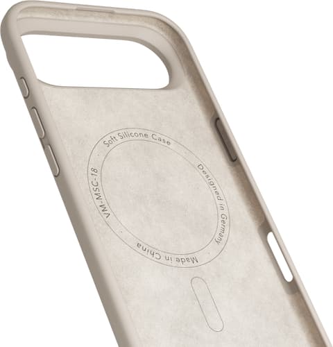 Vonmählen iPhone 17 Air Silicone Backcover Cream