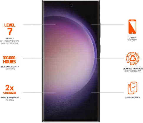 Eiger Galaxy S24 Ultra Edge Mountain Glass Screen Protector