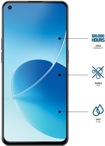 Oppo Reno 6 screen protector Glas flach
