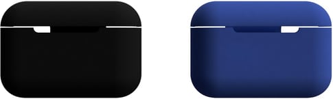 itStyle Airpods Pro Silicon Case Set Black/Blue
