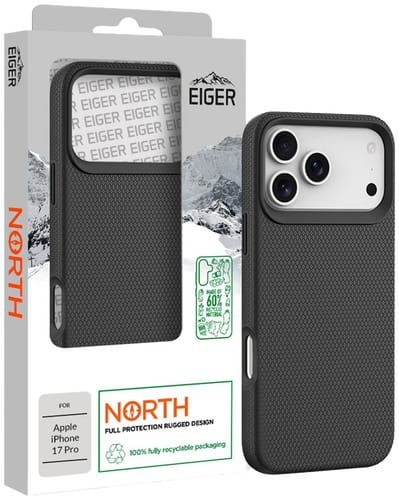 Eiger iPhone 17 Pro North Case GRS  Black (b2b)