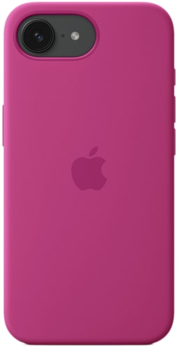 Apple iPhone 16e Silicone Backcover Fuchsia