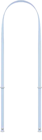 Apple Crossbody Strap Crisp Blue