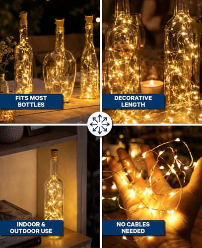 AK Kisten Basics Solar String Lights (2m) 20 LEDs