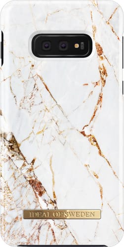 iDeal of Sweden Galaxy S10e Cover Marble White/Gold