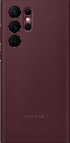 Samsung Galaxy S22 Ultra Clear View Flip Cover burgundy