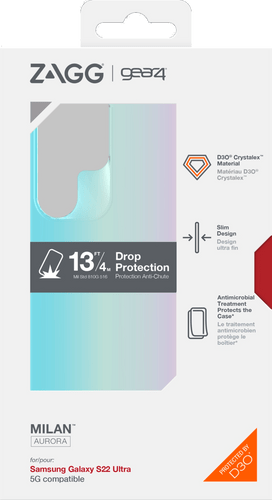 Gear4 Samsung Galaxy S22 Ultra D3O HardCase Milan Aurora