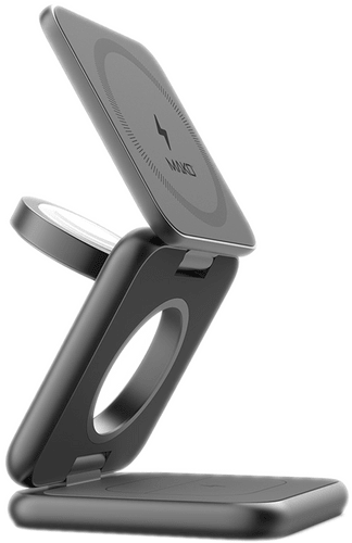 Mako Wireless Charger Fold 3 in 1 Space Grey