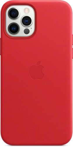 iPhone 12/12 Pro Leather Backcover with MagSafe Red