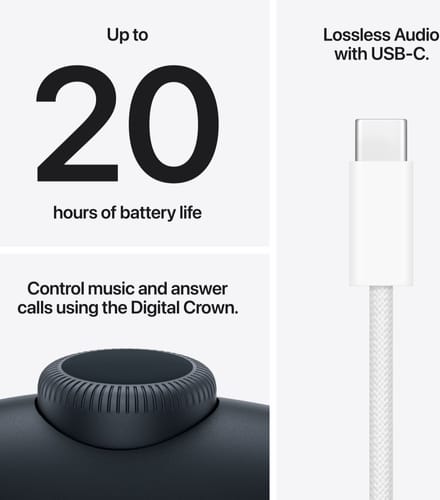 Apple AirPods Max 2 Over-Ear Bluetooth Headset Midnight