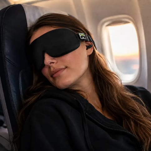 Kisten Basics 3D Sleep Mask & Earplugs Set Black