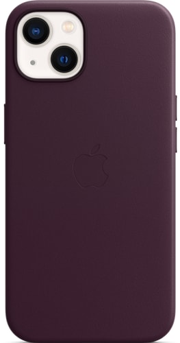 iPhone 13 Leather Backcover with MagSafe Dark Cherry