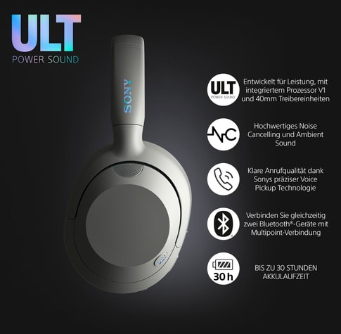 Sony ULT Wireless Over-Ear Headset Off White