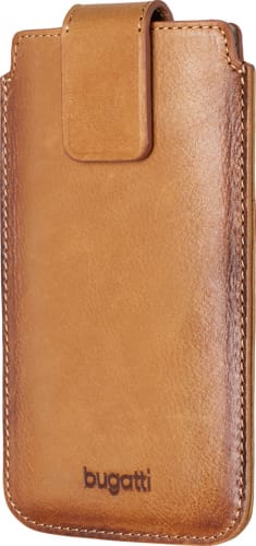 bugatti Universal Case leather Size 2XL Cognac