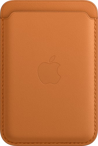 iPhone Leather Wallet with MagSafe Golden Brown