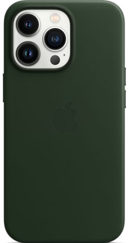 iPhone 13 Pro Leather Backcover with MagSafe Sequoia Grün