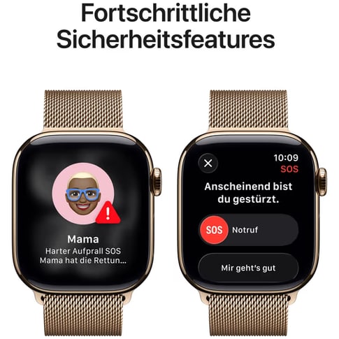 Apple Watch Series 11&nbsp;GPS+Cell 42mm&nbsp;Gold Tit w Gold ML