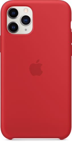 Apple iPhone 11 Pro Silicon Backcover red
