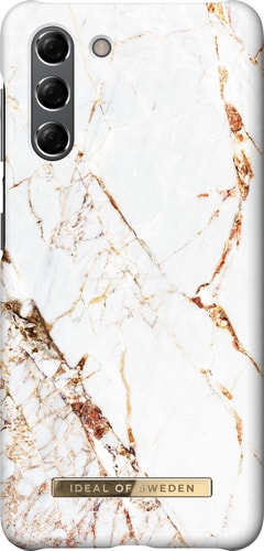 iDeal of Sweden Galaxy S21 Cover Marble White/Gold